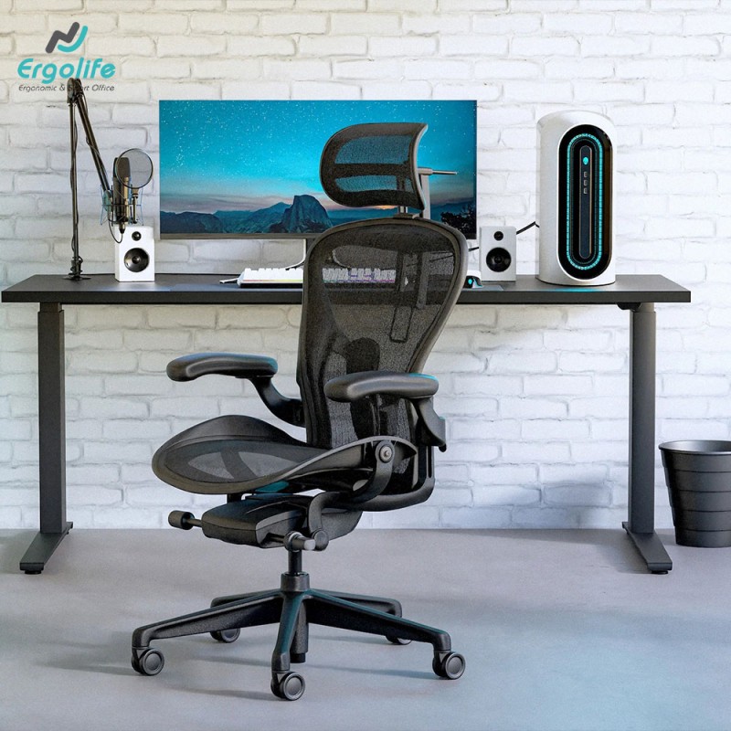Ghế C&ocirc;ng Th&aacute;i Học Cao Cấp Herman Miller Aeron 2 Size B